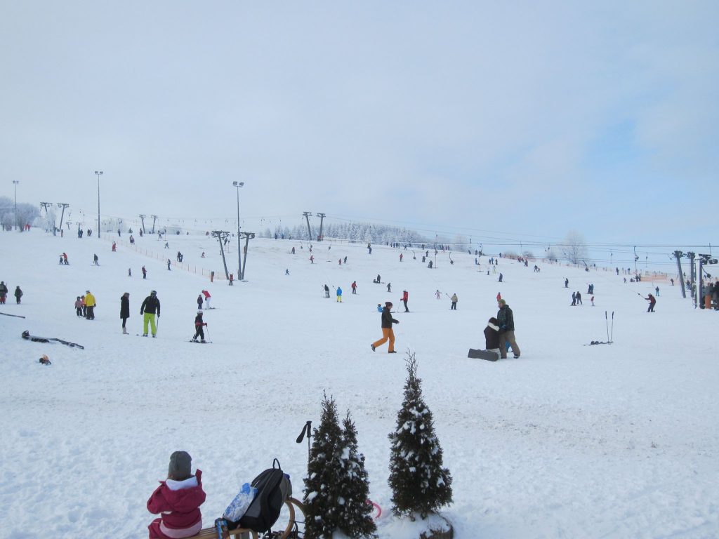 Skifahren auf der Schwäbischen Alb, Donnstetten