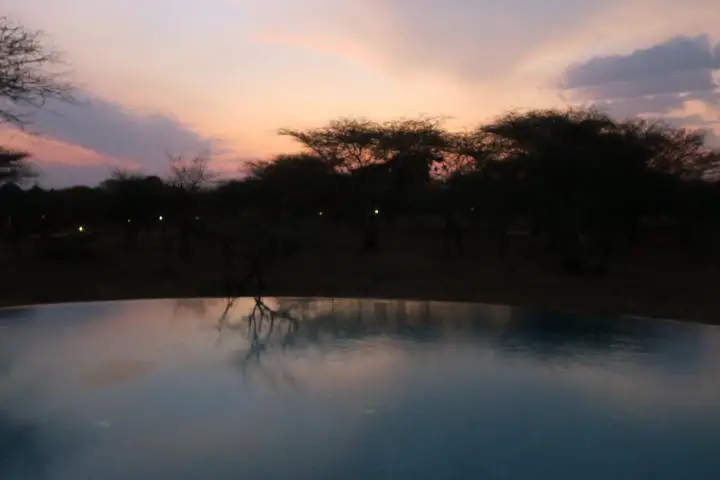 Pool im Severin Safari Campl, Kenia mit Kindern