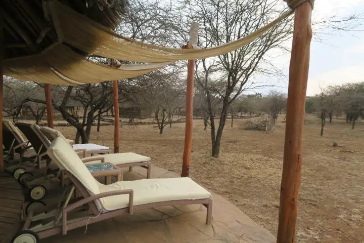 Poolbereich, Severin Safari Camp, Kenia mit Kindern