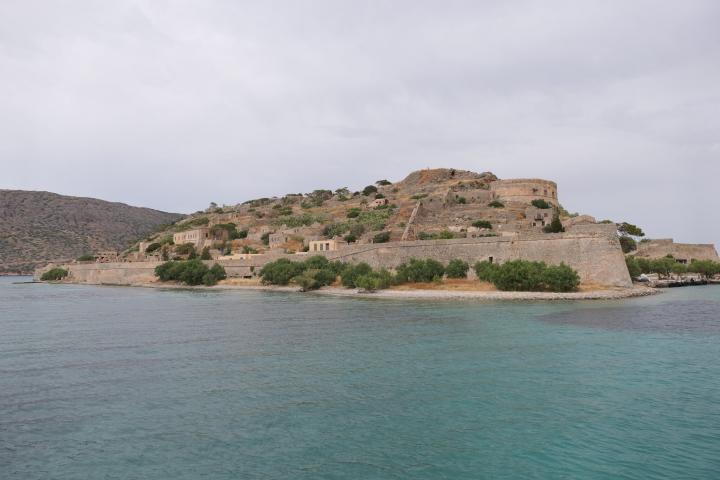 Blick auf die Insel Spinalonga