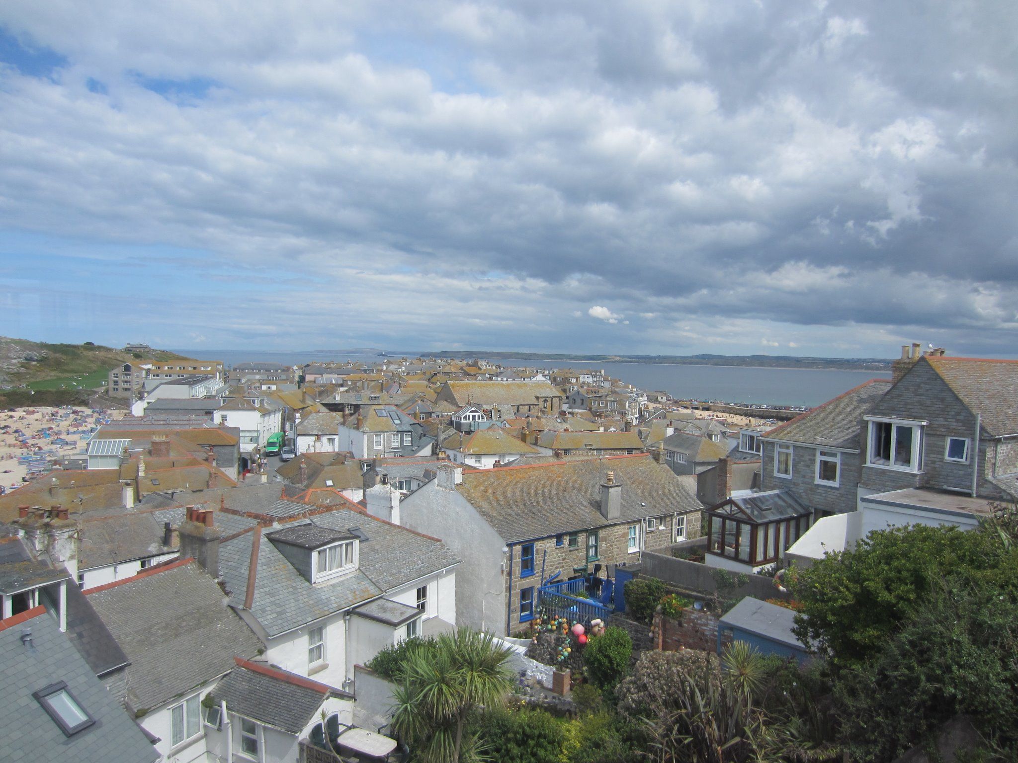 Blick auf die Dächer von St. Ives