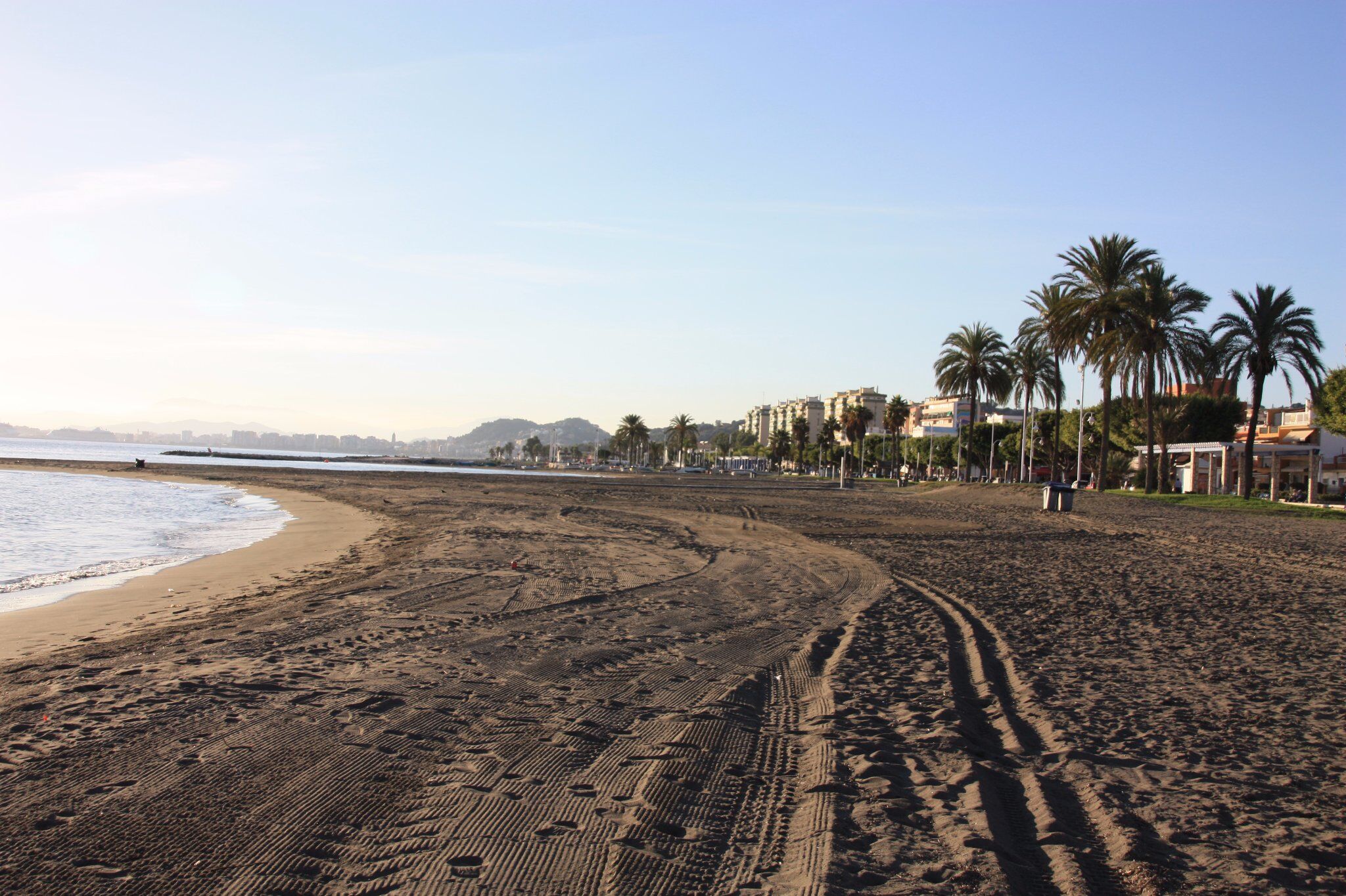 Strand von El Palo, Malaga, Andalusien