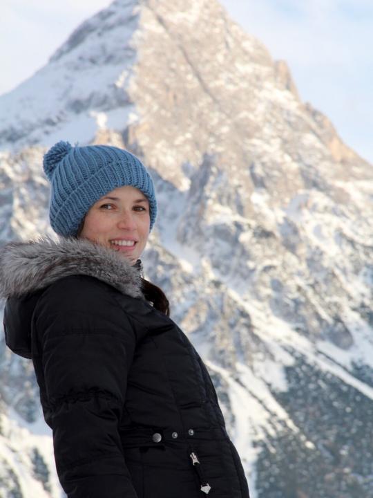 Sophie von BerlinFreckles in der Zugspitzarena, Bildnachweis: BerlinFreckles