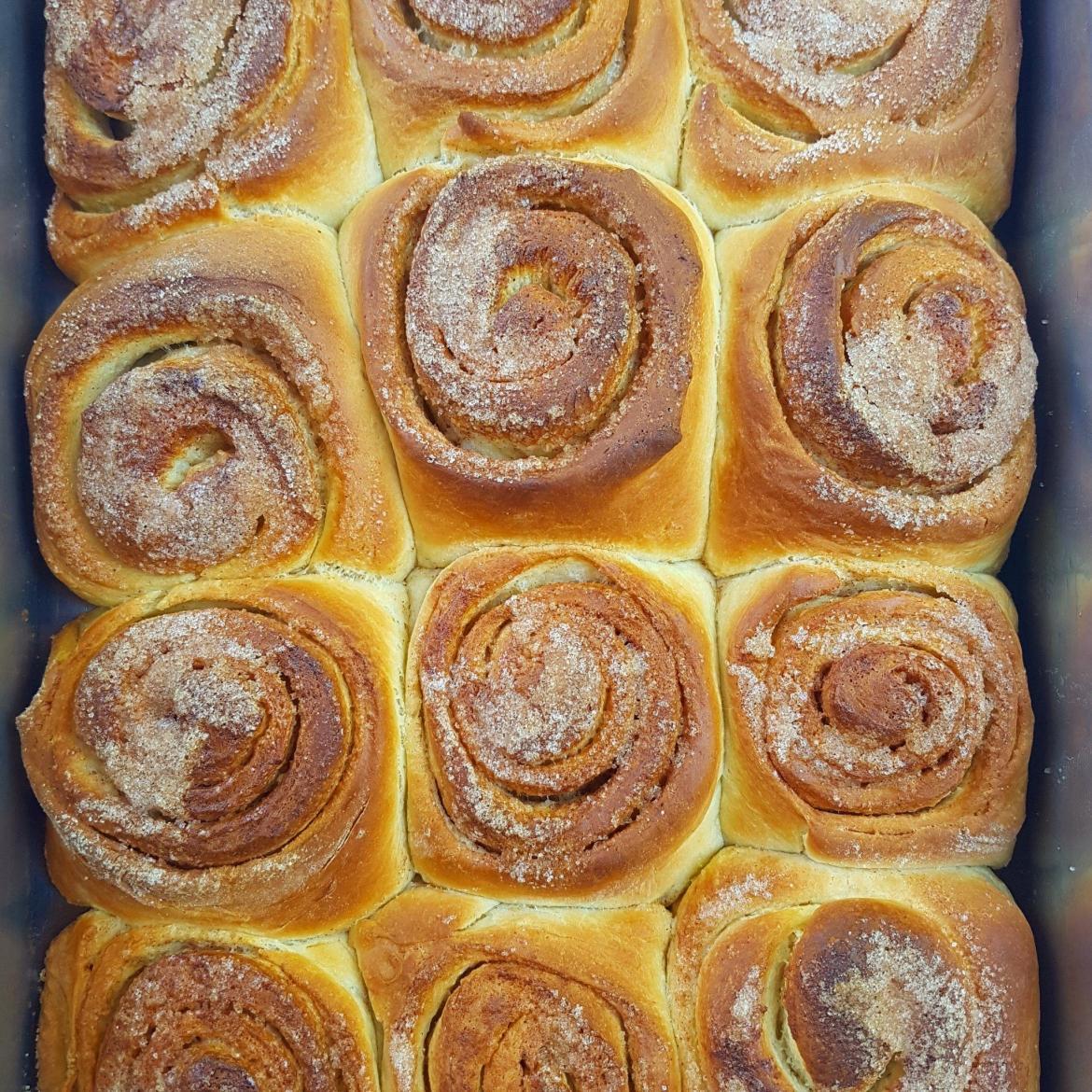 Fernweh-rezept für Zimtschnecken, cinammon rools, kanelbullar